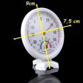 Oda Termometre Sıcaklık Ve Nem Ölçer Plastik 7,5cm  Analog Sıcaklık Nem Ölçer Termometre Higrometre - 2