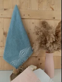 Pamuklu 3'lü 50x80 cm Renkli Bohem Detaylı Havlu Seti Baveno - 5