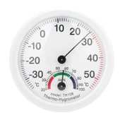 Oda Termometre Sıcaklık Ve Nem Ölçer Plastik 7,5cm Analog Sıcaklık Nem Ölçer Termometre Higrometre - 7