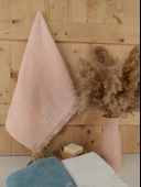 Pamuklu 3'lü 50x80 cm Renkli Bohem Detaylı Havlu Seti Baveno - 6