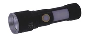 Polıce PS-357 Zoom, Yan Aydınlatma Işıklı,Magnetli ve Kırmızı-Mavi İkaz Işıklı,Şarjlı El Feneri - 4