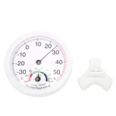 Oda Termometre Sıcaklık Ve Nem Ölçer Plastik 7,5cm Analog Sıcaklık Nem Ölçer Termometre Higrometre - 3