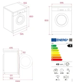 Teka WMK 40940 WH 9 kg 1400 Devir Çamaşır Makinesi - 2
