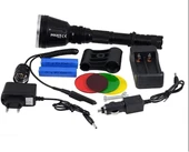 Polıce PS-93 T6 Led Tüfek Aparatlı Şarj Edilebilir(3 Renkli Cam) - 1