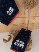 Pamuklu 2'li 40x66 cm Modern Desenli Renkli Havlu Seti Baveno thumbnail 6