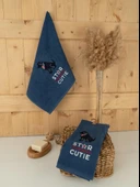 Pamuklu 2'li 40x66 cm Modern Desenli Renkli Havlu Seti Baveno thumbnail 10