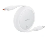 Baseus P10364500211-01 60W 1m Free2 Draw C-C Beyaz Kablo thumbnail 1