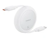 Baseus P10364500211-01 60W 1m Free2 Draw C-C Beyaz Kablo thumbnail 2