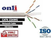 Onli ON-6002 U-UTP 23 AWG CCA 500 Metre Cat6 Kablo thumbnail 2