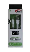 Elba Elb38-L1 1,5Mt  iPhone Lightning Beyaz 3A Hızlı Şarj Kablosu thumbnail 2