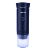 KMPRO Taşınabilir Kahve Makinesi – USB Şarjlı, Kapsül ve Öğütülmüş Kahve Uyumlu,  Demleme Siyah - 2
