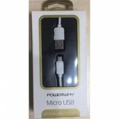 Powerway Sm03 2.A 1mt Usb Micro Şarj Kablo Kutulu Usb 2.0 Hızlı Şarj thumbnail 1