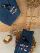 Pamuklu 2'li 40x66 cm Modern Desenli Renkli Havlu Seti Baveno thumbnail 12