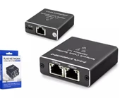 Hadron Hdx1347 100mt Network Splitter Gigabit Rj45 1000Mbps 1-In 2-Out Siyah thumbnail 1