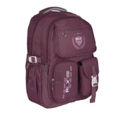 Relaxion Su Geçirmez Çok Gözlü Okul Sırt Çantası Bordo 2058 - 1