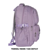 Relaxion Su Geçirmez Çok Gözlü Okul Sırt Çantası Bordo 2058 - 2