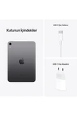 Apple iPad Mini 6. Nesil 256 GB 8.3" Wi-Fi Uzay Grisi Tablet (Apple Türkiye Garantili) - 10