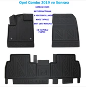 Opel Combo 2019 ve Sonrası 4D Premium Havuzlu Paspas - 1