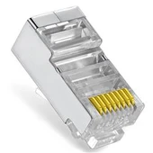 Vcom NM026 100lü Metal RJ45 8P8C Cat6-UTP-RJ45-3u Konnektör - 3