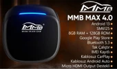 MMB WJAN-Q4W-HD MAX 4.0 Android 13, 8+128GB, HDMI Output  Kablosuz-Wireless CarPlay - 1
