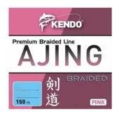 Kendo Ajing Premium Braided Line Pink 150m Örgü İp 0.065mm - 1