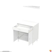 Modilayn QPLAS (XXL) Set Ocak Altı Dolap 75x88x48 cm Çekmeceli, Kapaklı 2 Göz Raf Bölmeli - 9