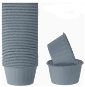 Cupcake/Muffin /Suffle Kek Kapsülü Açık Mavi 50 Li thumbnail 1