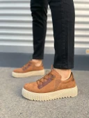 JET-502 Bold Bağcıklı Süet Erkek Günlük Sneaker Ayakkabı SKT - Taba thumbnail 2