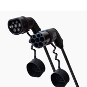 Tip-2 Şarj Kablosu 22 kW / 32A / 8m Kablolu / 380V AC / Taşıma Çantası Hediyeli thumbnail 3