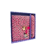Victoria Jounals 1973 Kuromi Kilitli Defter 80 Gr. 160 Yaprak Çizgili + Vegan Deri Kalem Kutusu - 1
