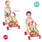 Piyanolu Yürüme Arkadaşı 4in1 Aktivite Masası Işıklı Müzikli Yürüteç Kırmızı thumbnail 1