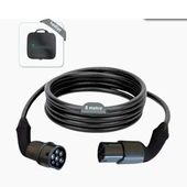 Tip-2 Şarj Kablosu 22 kW / 32A / 8m Kablolu / 380V AC / Taşıma Çantası Hediyeli thumbnail 1