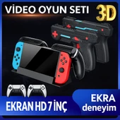Taşınabilir Retro Atari, Oyun Konsolu, IPS 7 Inç Geniş Ekran, 2 Kol, 2 Tabanca 20.000'DEN Fazla Oyun - 4