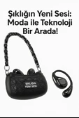 Çanta Tasarımlı Kablosuz Kulaklık  Şıklık ve Teknoloji Bir Arada - 1