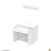 Modilayn QPLAS (XXXL) Set Ocak Altı Dolap 80x88x48 cm. Çekmeceli, kapaklı, raflı ve baharat raflı. - 9