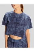 Kappa Authentic Rosemary T-shirt Kadın Mavi Regular Fit Tişört - 3