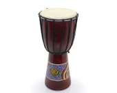 Batikli Ahşap Darbuka 30 Cm - 1
