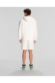 Kappa Authentic Theo Erkek Beyaz Regular Fit Hoodie - 5