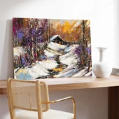 Kışın Sessizliği Kanvas Tablo thumbnail 3