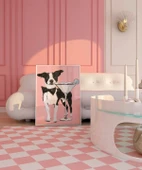 Çerçevesiz Poster Şık Köpek ve Martini thumbnail 3