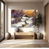 Kışın Sessizliği Kanvas Tablo thumbnail 1