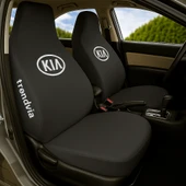 KIA Uyumlu Siyah Penye Araç Koltuk Kılıfı  Ön ve Arka Koltuklara Uygun Takım - 1