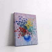 Vazodaki Çiçekler Kanvas Tablo thumbnail 2