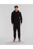 Kappa Authentic Space Jump Hoodie Erkek Siyah Regular Fit Hoodie - 2