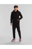 Kappa Authentic Space Jump Hoodie Erkek Siyah Regular Fit Hoodie - 3