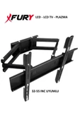 FURY Hareketli Lcd Led Televizyon Duvar Asma Aparatı 32-55"ınch Tv Askı Aparatı thumbnail 3