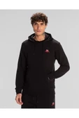 Kappa Authentic Space Jump Hoodie Erkek Siyah Regular Fit Hoodie - 4