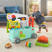 Fisher Price Eğlen ve Öğren 3 ü 1 Arada Karavan Yürüme Yardımcısı Çift Dilli Eğitici Aktivite Oyuncağı TÜRKÇE-ENGLISH - 4