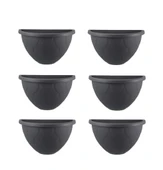 Omnipazar SO-DD03 Dekoratif Damla Duvar Saksı 3.4 Litre Antrasit 6 Adet thumbnail 1