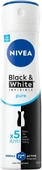 NIVEA Kadın Sprey Deodorant Black&White Invisible Pure 72 Saat Anti-Perspirant Koruma, 150 ml - 1